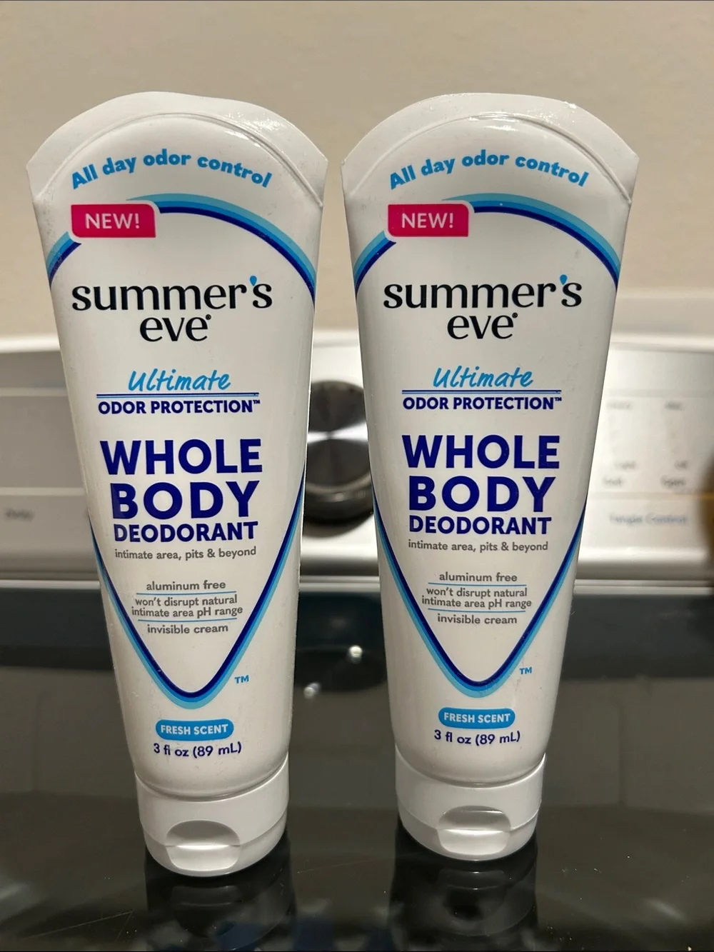 Whole Body Deodorant - Fresh Scent (White) set of 2
